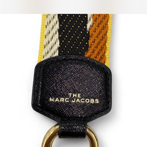 Marc Jacobs Black Crossbody Bag with Gold and Multicolor Strap - Picture 7 of 13